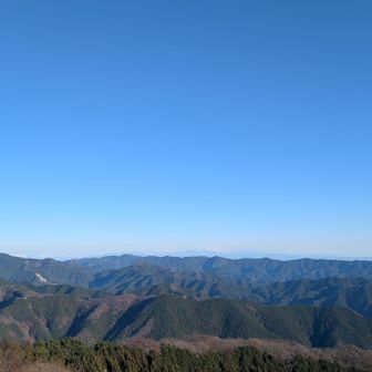 左下奥に谷川岳がちらり