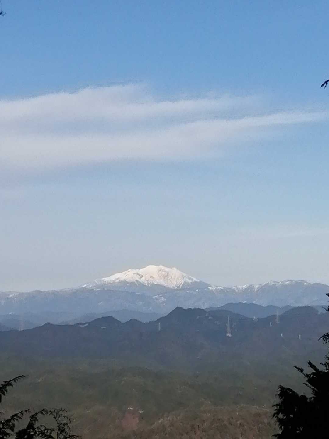 東側。御嶽山