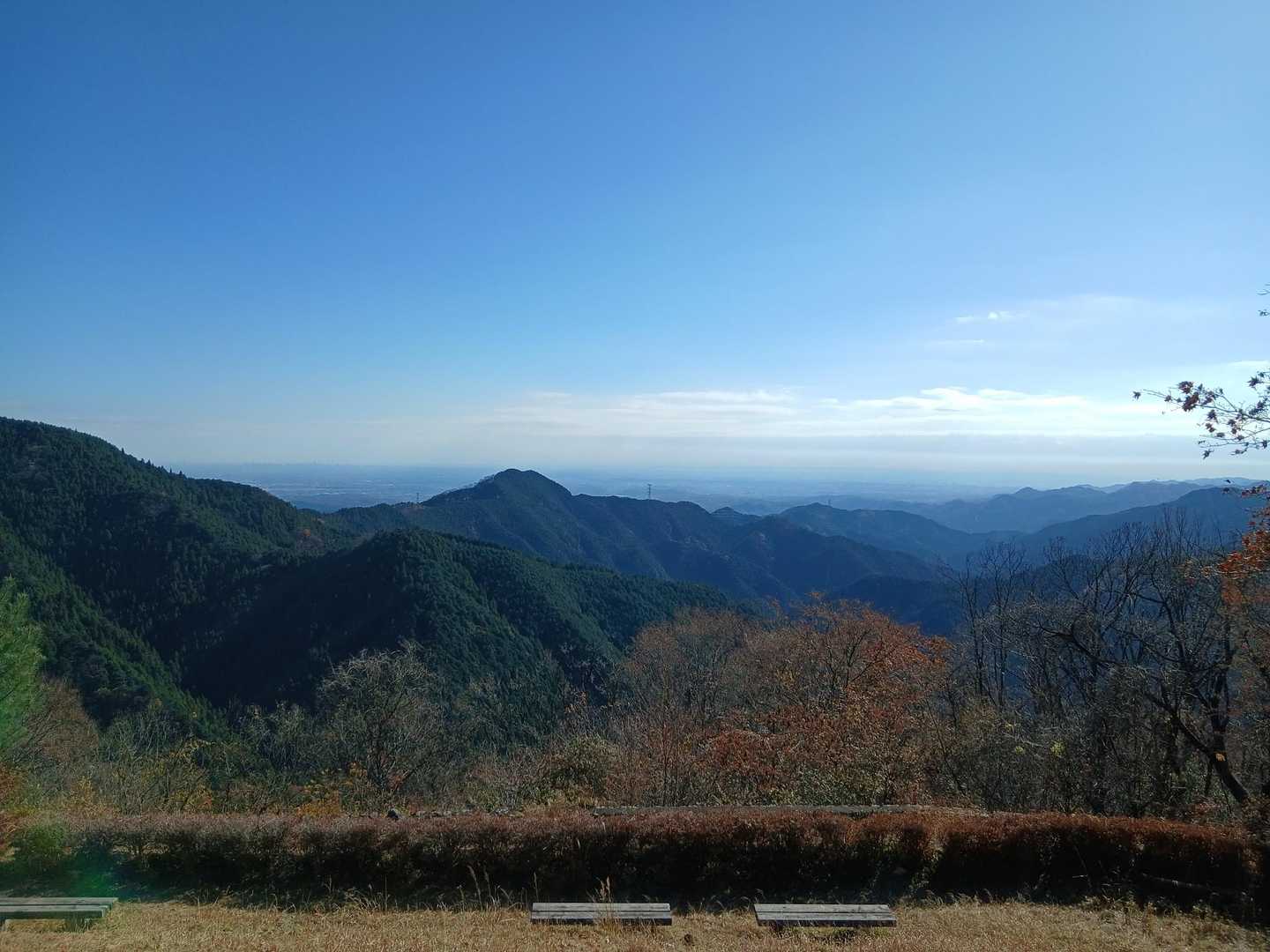 長尾平の景色を見ながら…