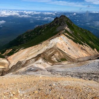愛別岳⛰️あそこ👆に行くよー