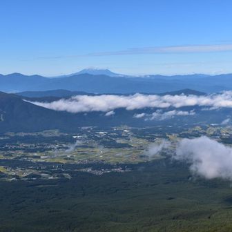 御嶽山方面。