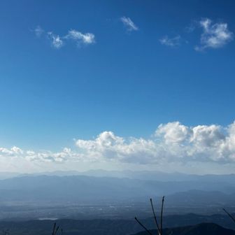 八ヶ岳方面は雪雲❄️甲斐駒も遠くに👀