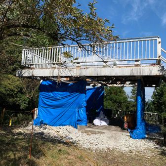 岳ノ台　見晴台は工事中でした