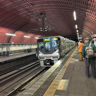 廃線跡歩きはJR駅で終了