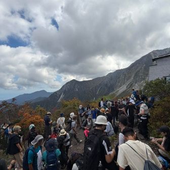 登りの時より密度が高い…