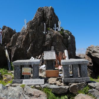 無事到着のお礼と下山時の安全を祈願