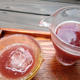 赤紫蘇ソーダ✨️生き返った