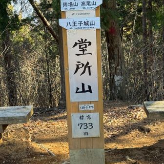 堂所山に寄りました😊