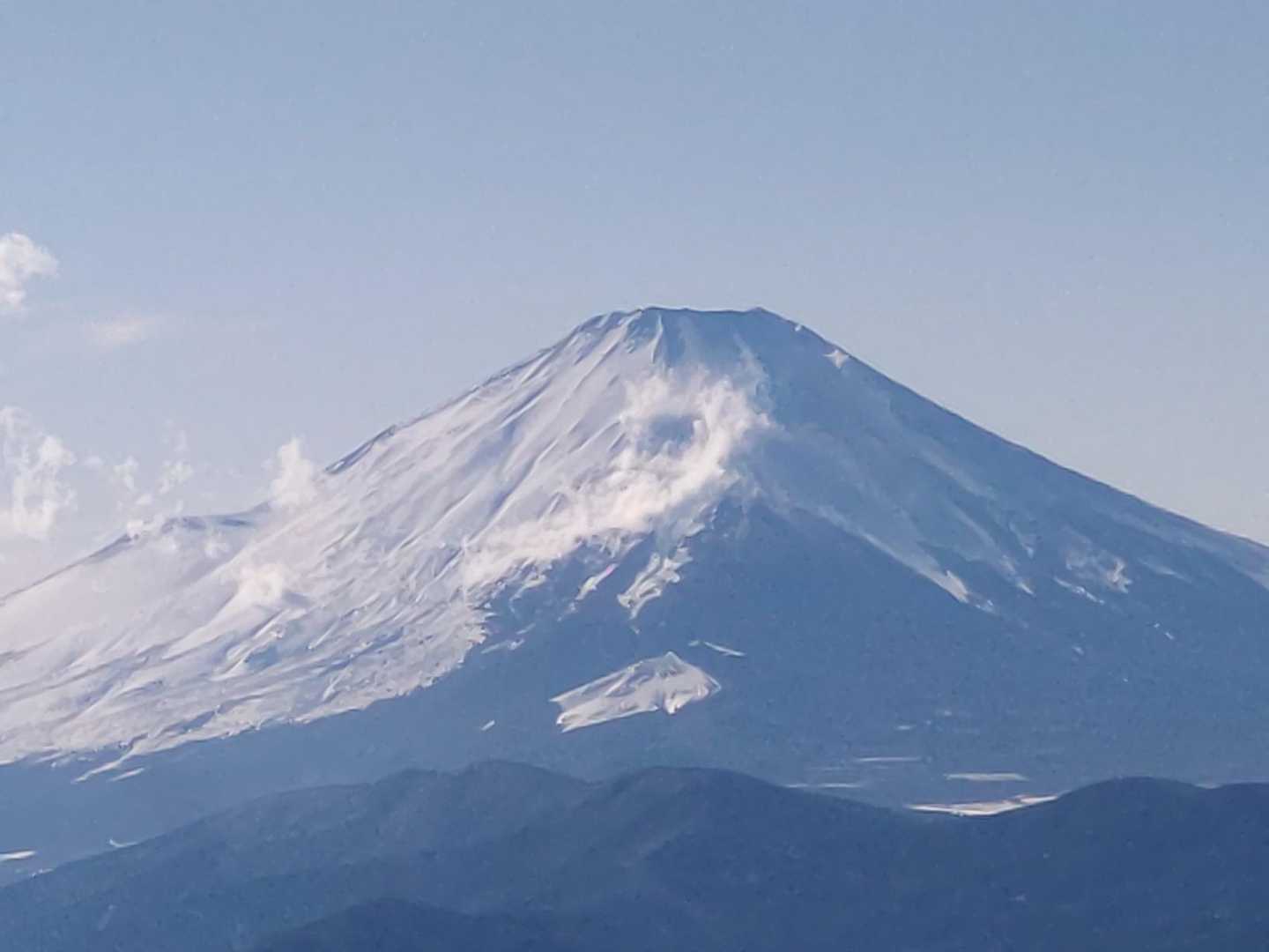 宝永山も見えたね😄よしこれで満足だ