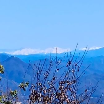 雪山見えてます