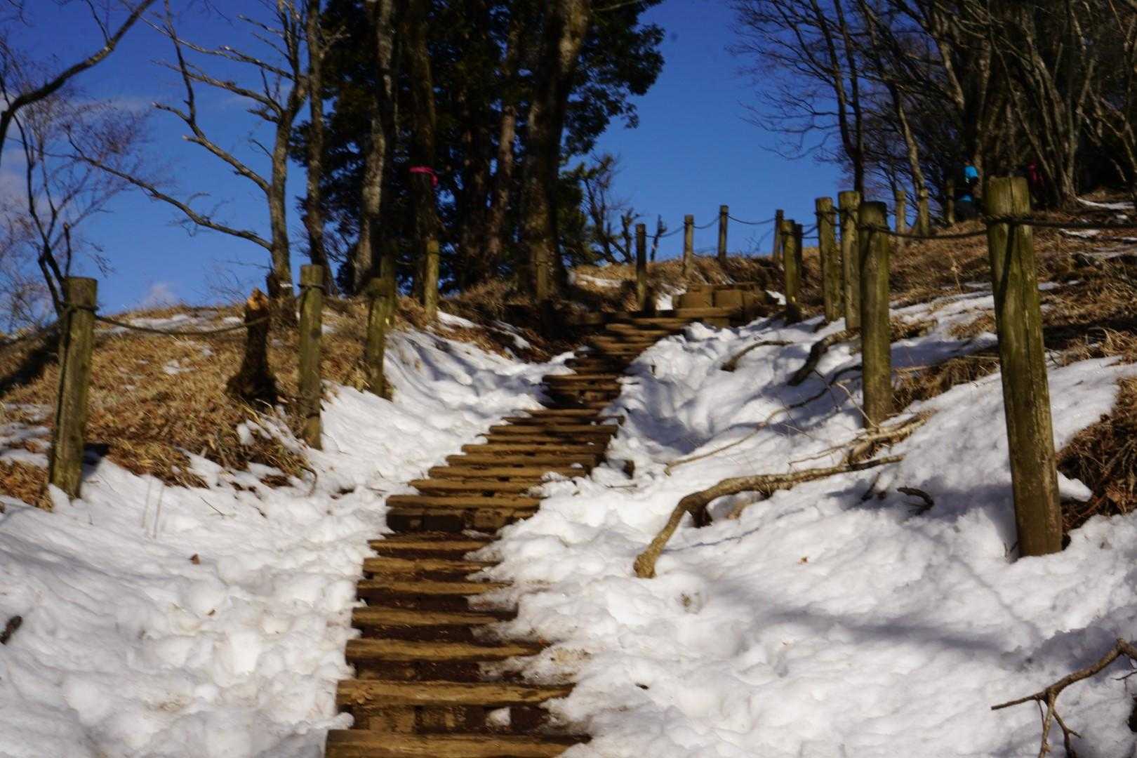 雪が出てきましたね
歩くところは大丈夫です