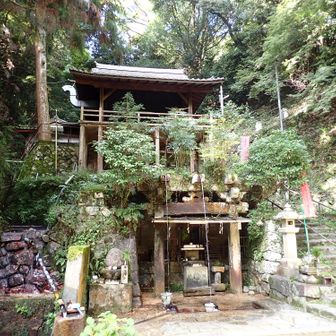 不動尊の滝 
昔から滝行が行われていた。