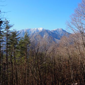 鳳凰三山方面も展望良くなりました