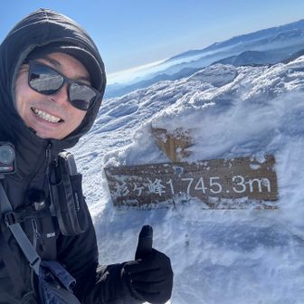 杉ヶ峰の標識出しました