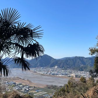 安倍川沿いが見渡せる😊