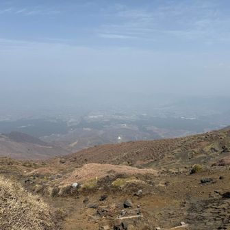 仙酔峡方面の景色