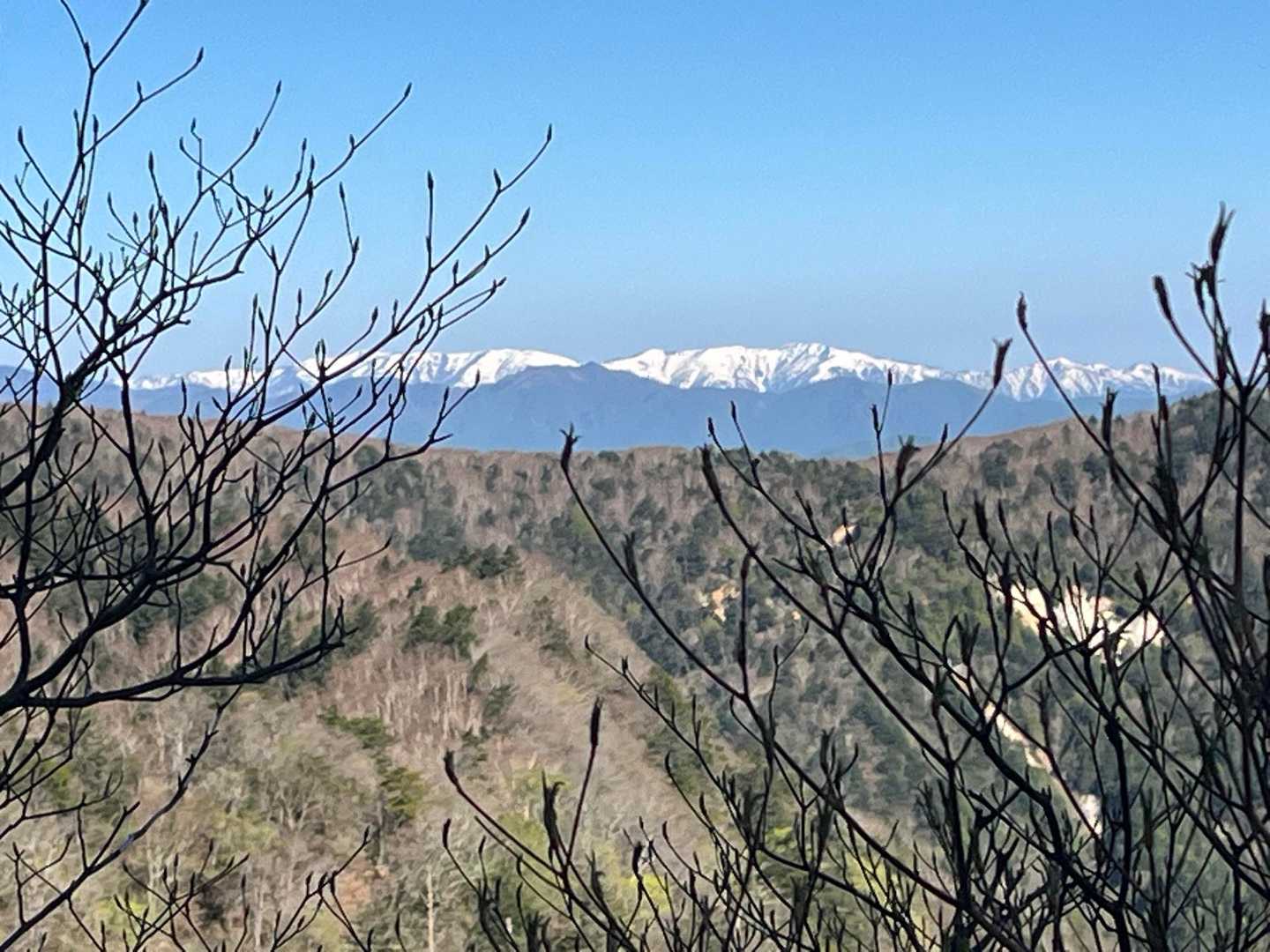 目の前に真っ白な会津駒ヶ岳🤍
