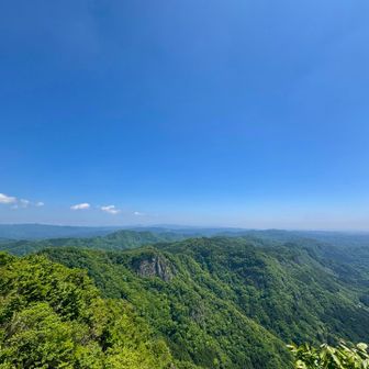 これから歩く鷹取岩に続く稜線

空気が澄んでいれば、太平洋が望めます