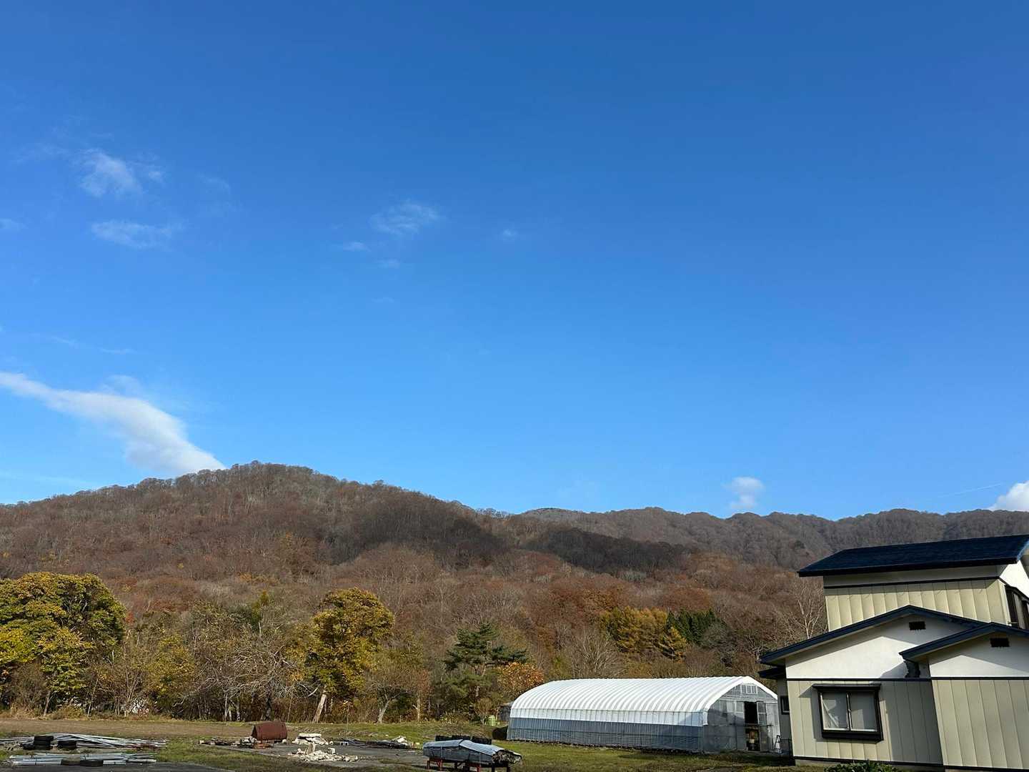 振り返って十和田山