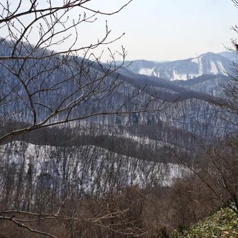 奥三角山、バンケイスキー場、砥石山