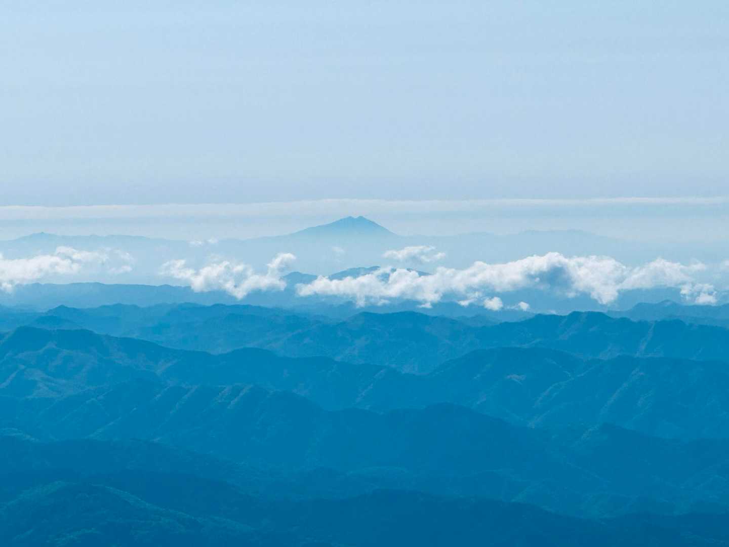 雲海と筑波山✨