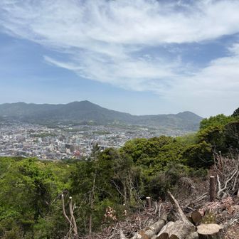 伐採されてたので眺望が‥宝満山⛰️