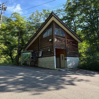 で
🚻

先に
5台軽トラックが
停めてあり
よくよく
登山道の
刈り上げや
ピンテなど
満載状態やった

感謝🙇
感謝🙏