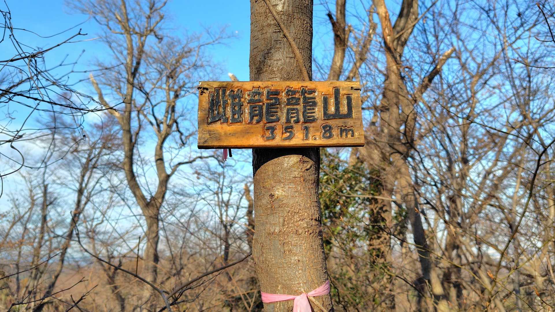 4座目 雌龍籠山（めたつごやま）351.8m