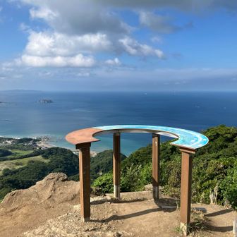 東京湾展望台
鋸山1番の眺望🙆ですが、
ここに来る直前の急登階段で深部体温が上がっているので、長居できません🥵