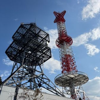 三門山は電波塔✌️
では帰ります！

お喋りに花が咲き、
ロードから登山道に入るポイント見落とし
もう少しですっごく遠回りするところでした💦
危ない！危ない！