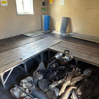 小屋内