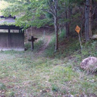手前の東海自然歩道から登るよ🧗