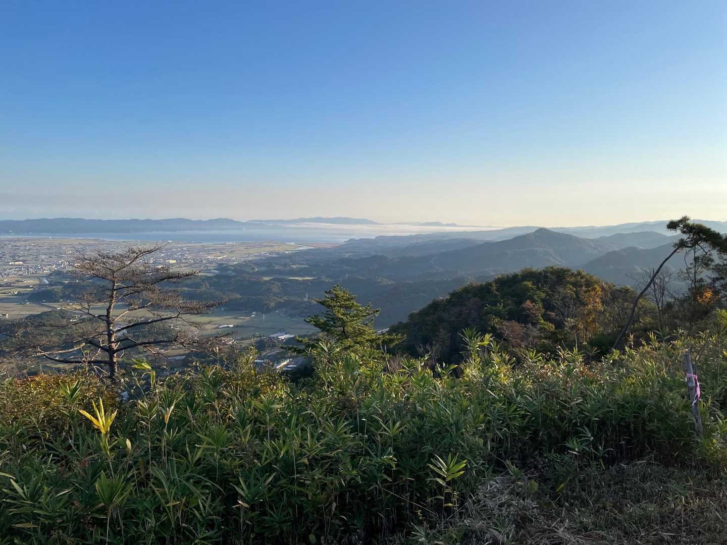 宍道湖。眺めは最高です。