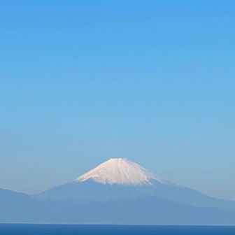 今日は一日通して富士山がキレイ！