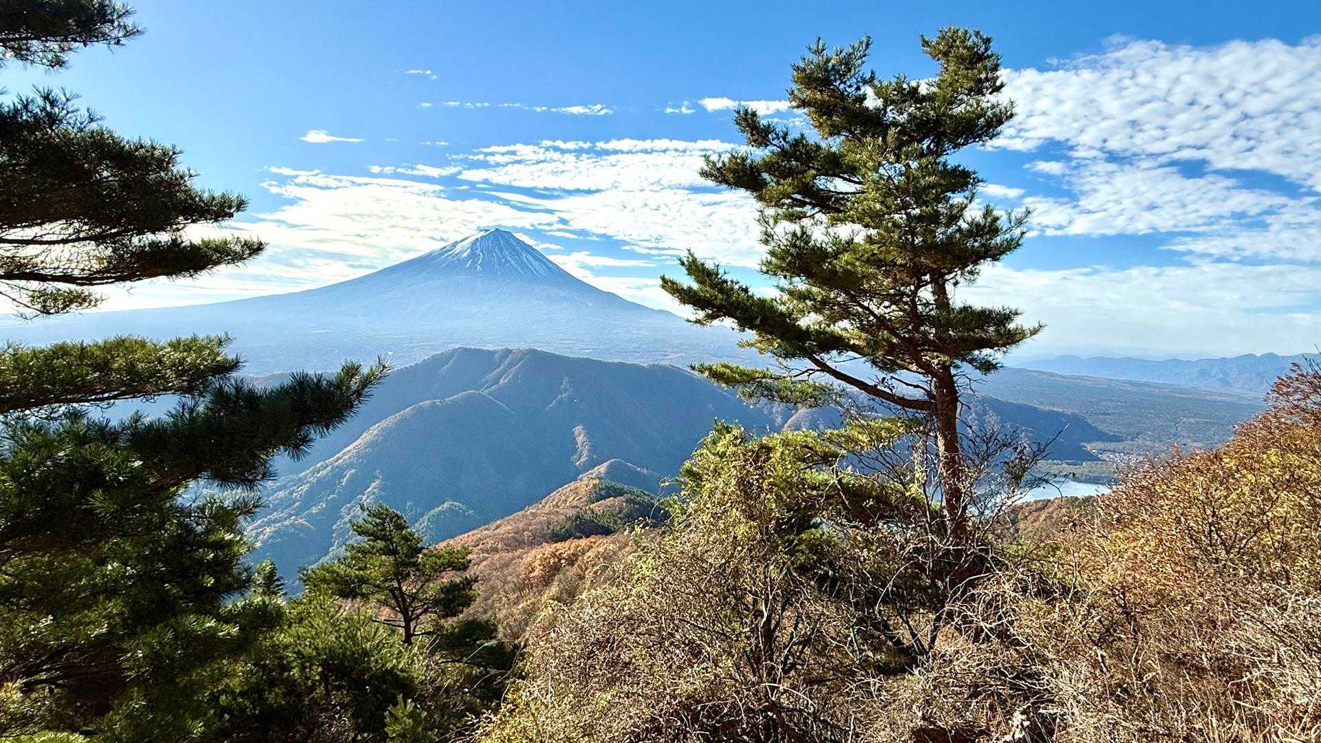視界が開けて富士山🗻が観えました〜♡