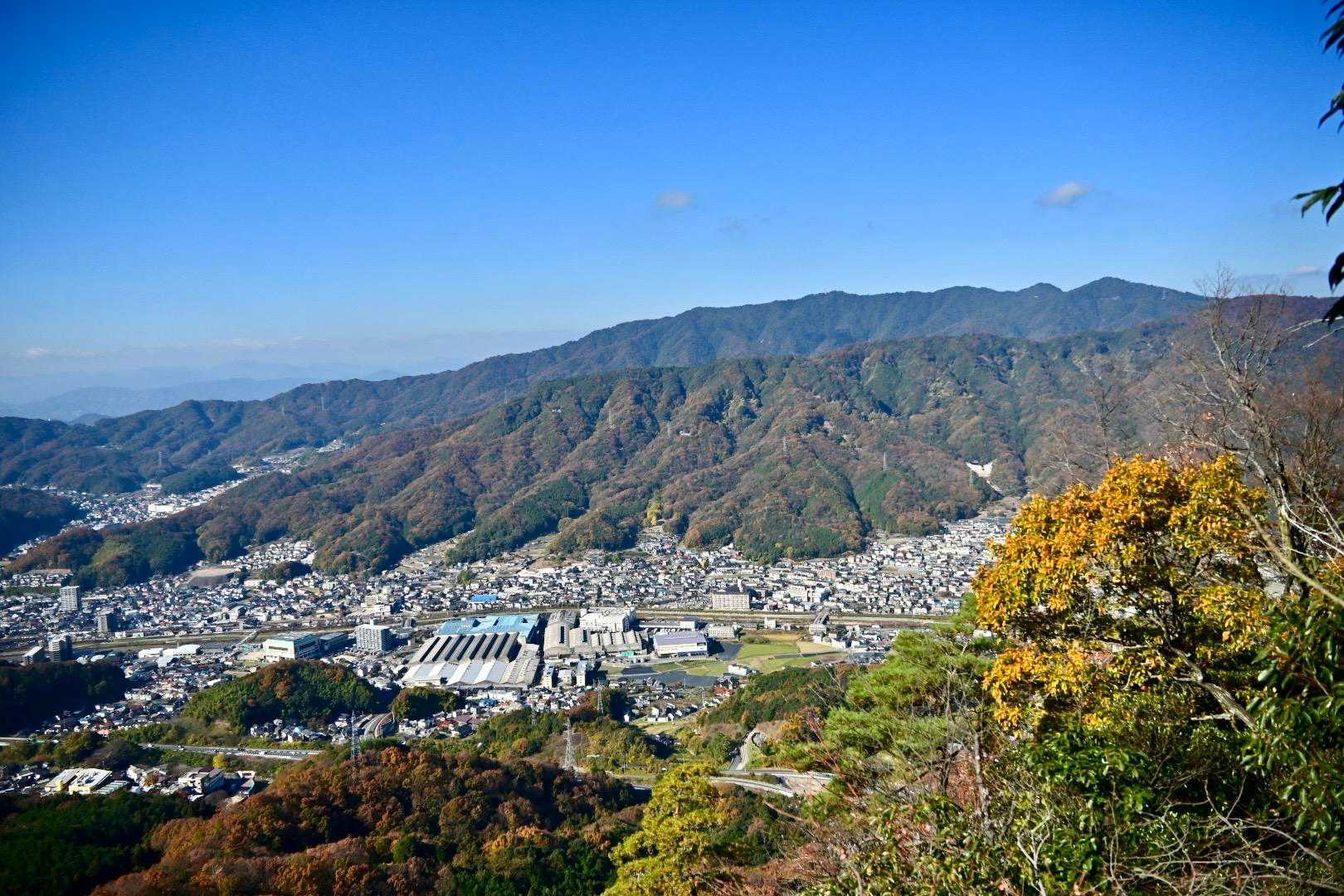 中野東駅-鉾取山-鉾取山登口-原山-天狗防山-成岡登山口- 縦走コースの写真