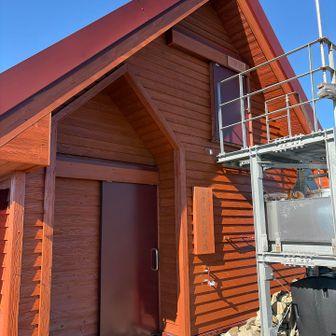 小河内避難小屋、閉まっていたわ