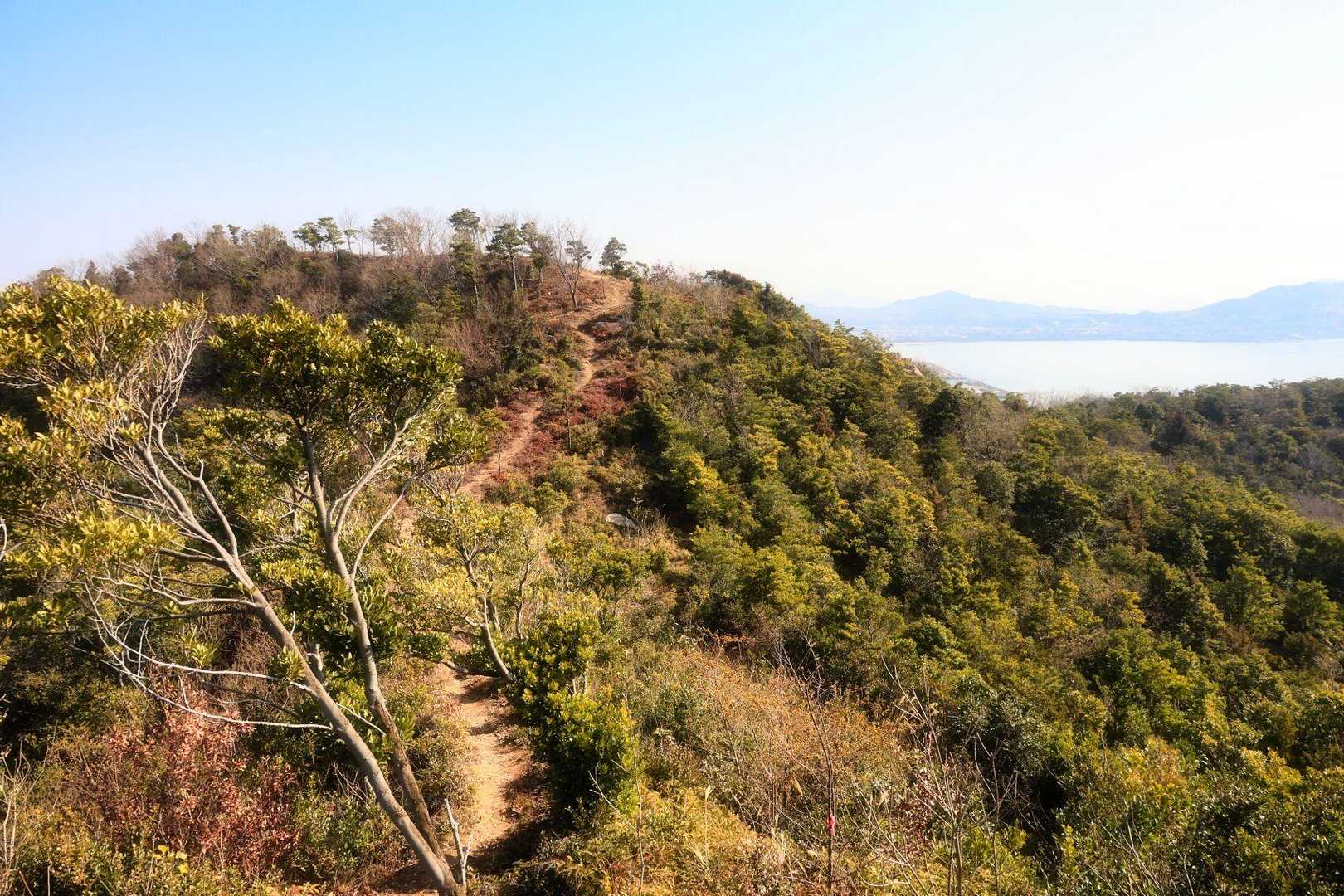 兜山古墳入口-岩屋山-長浜山-登山道入口 周回コースの写真