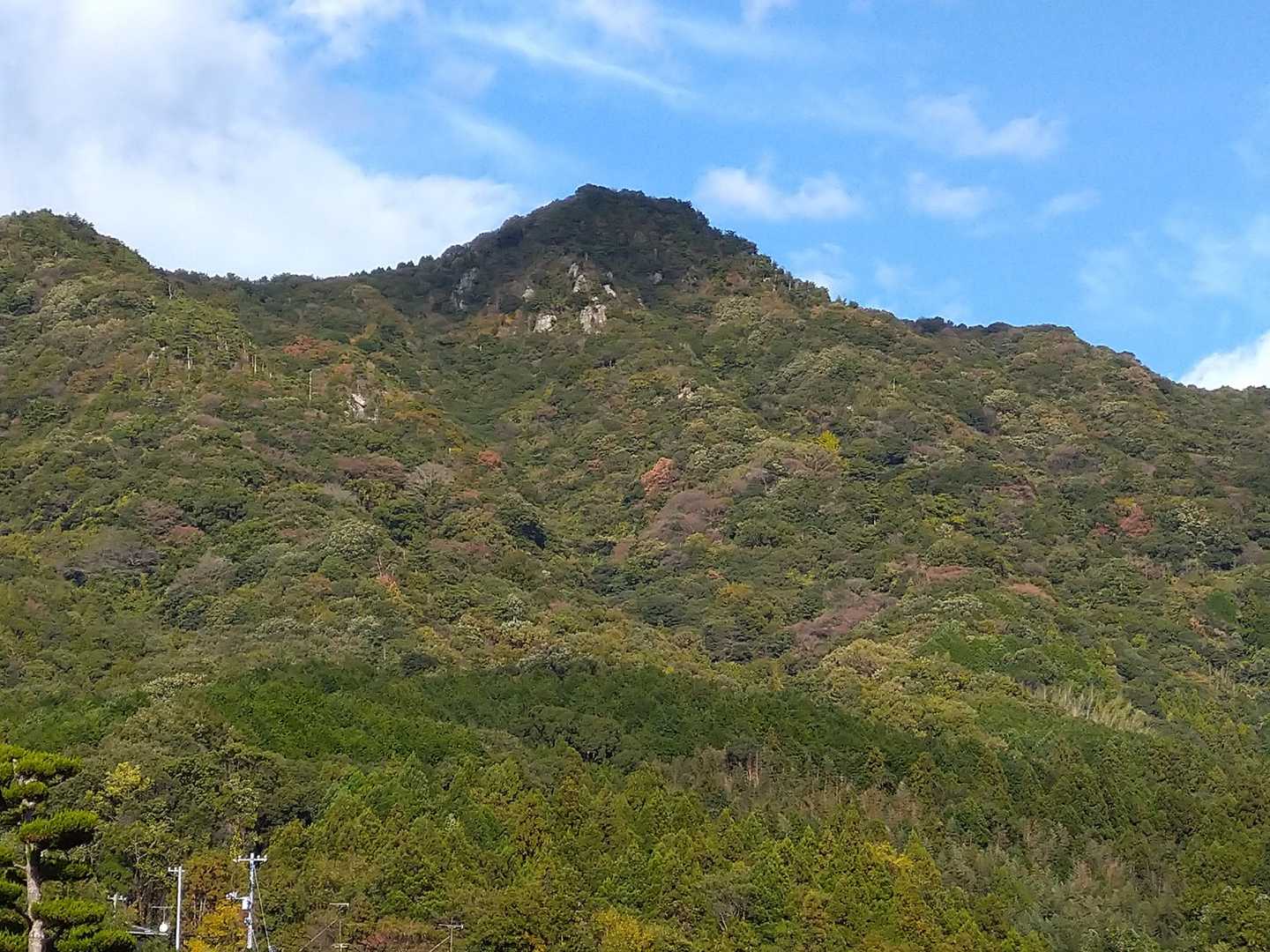 振り返って琴石山