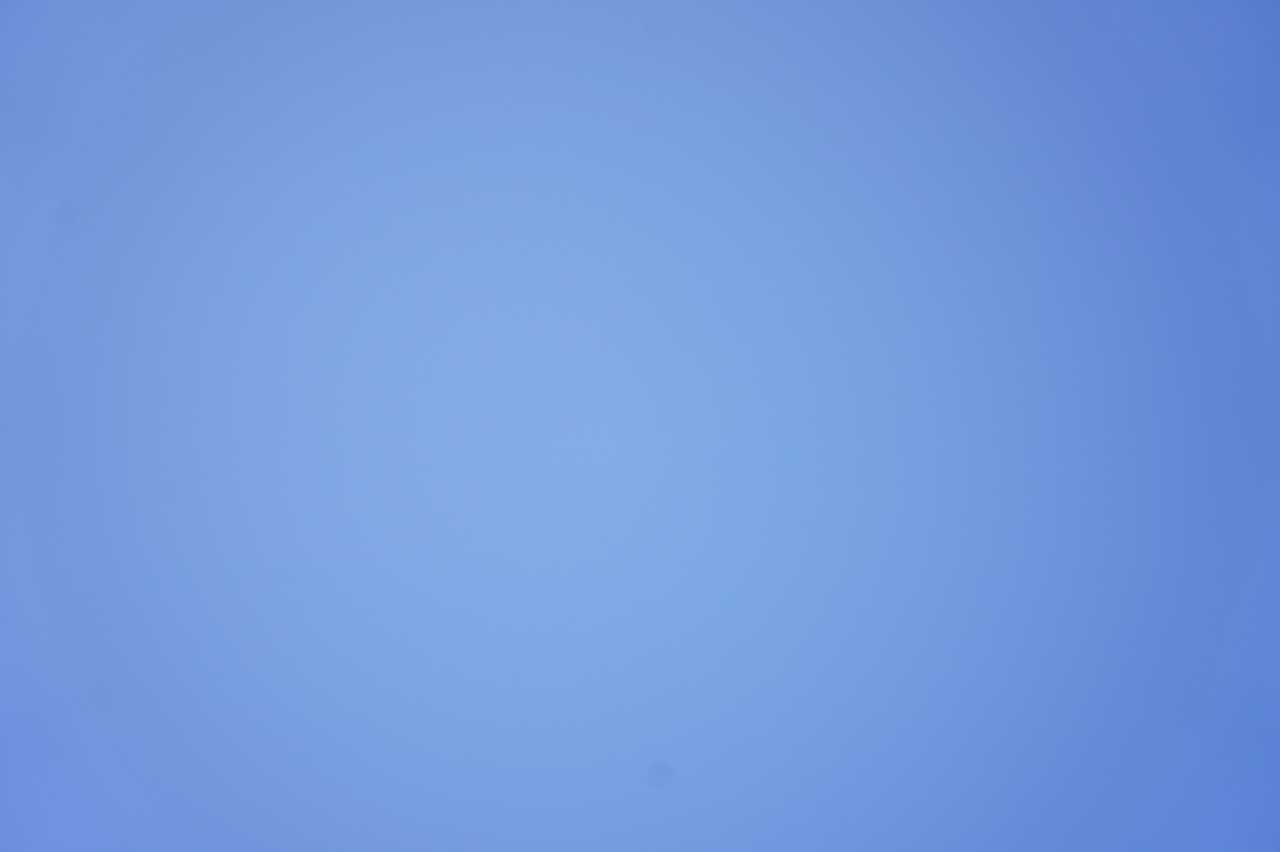 雲ひとつない！☁️