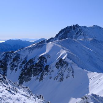 立山・雄山・浄土山 富士山🗻と立山のツーショット