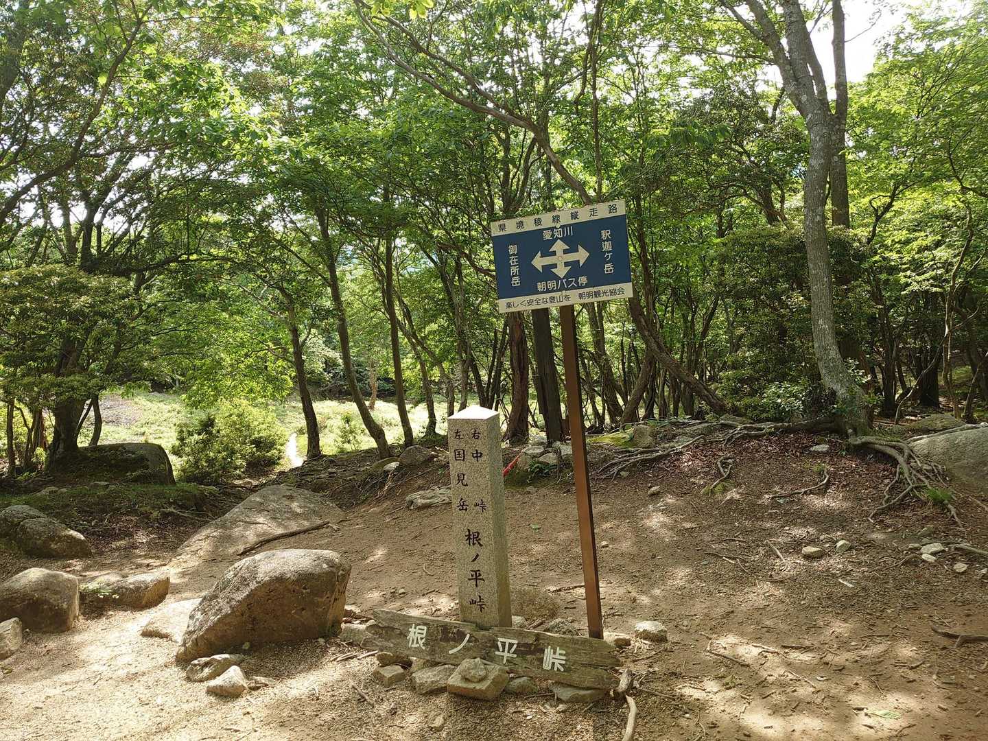 根の平峠到着
ラストの小休止