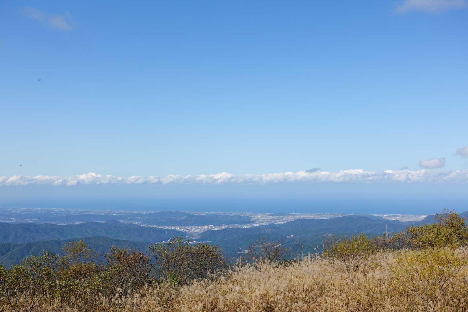 高清水トレイル登山口-大畝山-御林山-池川山-ブナの谷頭- 往復コースの写真