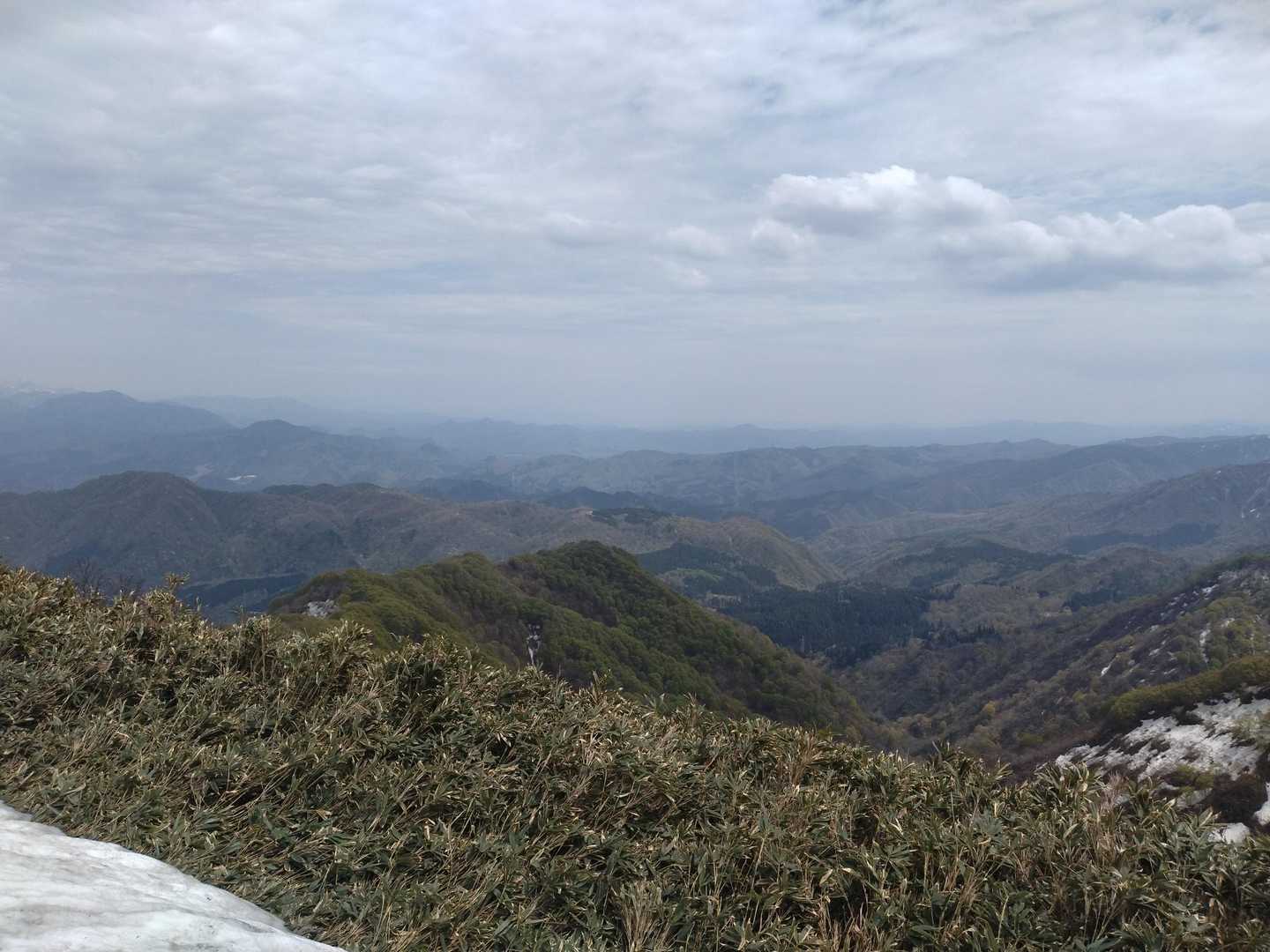お山がたくさん！
磐梯山が遠くに見える