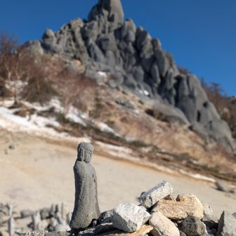 やはりここは風つよ🌬️
地蔵岳っぽく撮ってみました