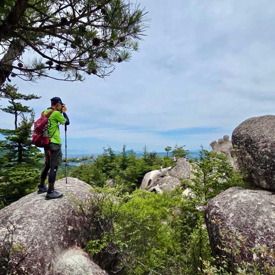 竜王山・白石峰・天狗岩・鶏冠山・子鶏冠山 / びわ太郎の登山データ