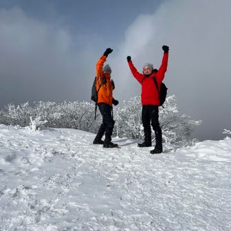 山頂タイマー
まるでおそろい…
（全身ホグロフスと全身マムート）