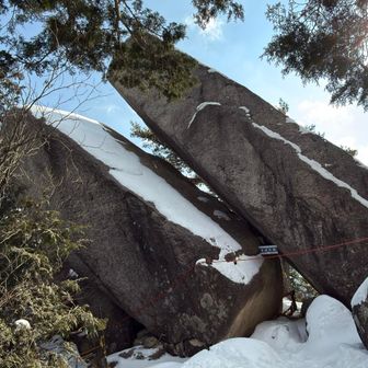 本日の負レ石
これ下の岩が壊れたらえらいことになるよね🫤