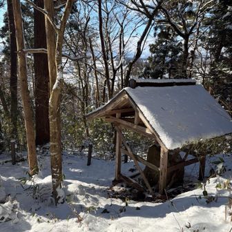別ルートを下ったら祠がありました👆
