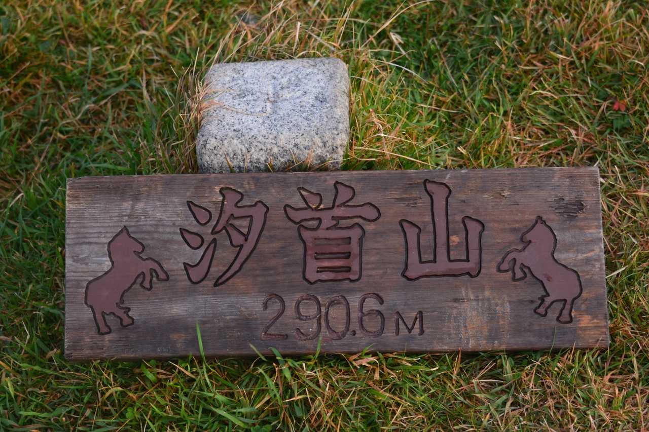 可愛い山頂標識